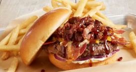 BJS Menu Hickory Brisket and Bacon Burger